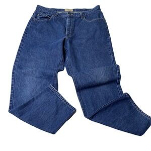 LL BEAN Sz 38x32 classic fit Mens Vtg Jeans 100% Cotton See Measurements